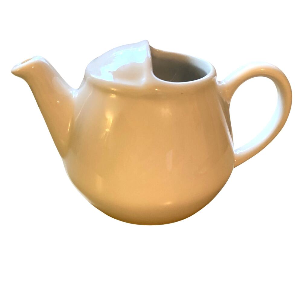 Hall China London 16-Ounce Classic White Restaurant Supply Teapot NEW